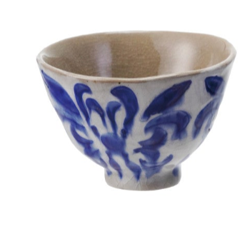 Blue & White Crackle Teacup Bowl