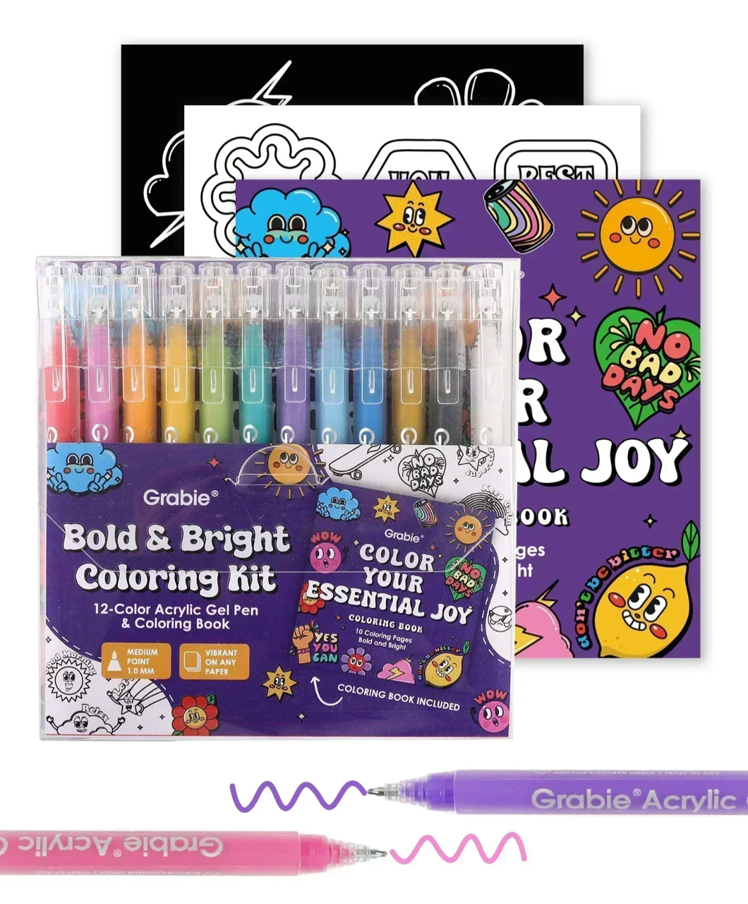 Bold & Bright Coloring Kit