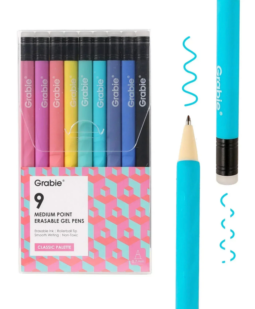 Medium Point Erasable Gel Pen Set