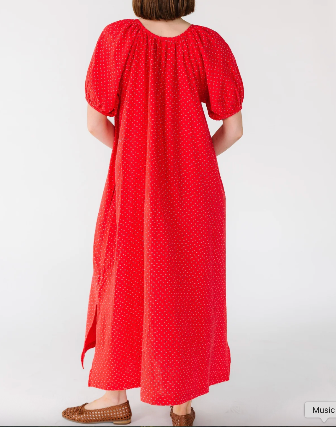 Red Gauze Dress