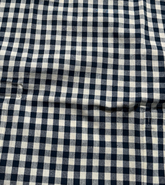 Indigo Gingham Farmhouse Apron