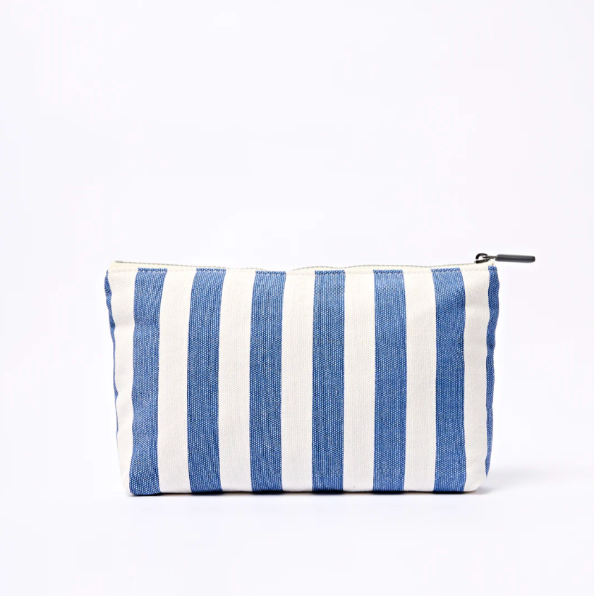 Maida Vale Pouch in Denim Stripe