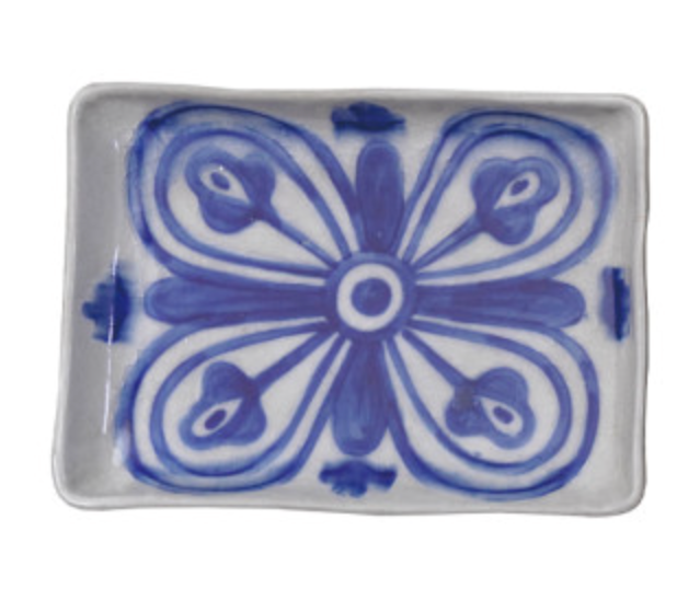 Crackle Glaze Pattern Plate