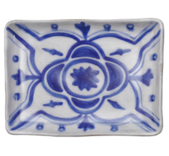 Crackle Glaze Pattern Plate