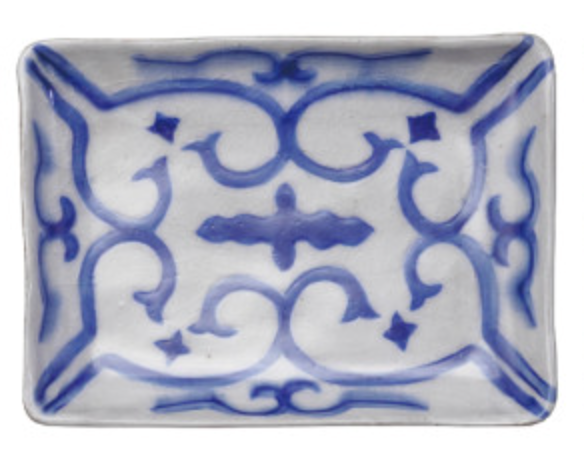 Crackle Glaze Pattern Plate