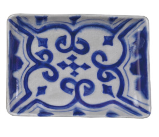 Crackle Glaze Pattern Plate