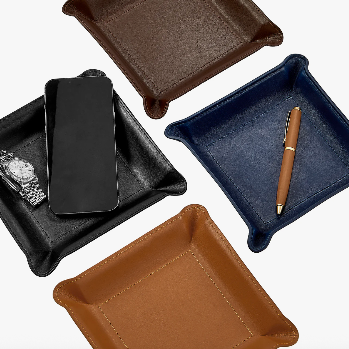 Leather Valet Tray
