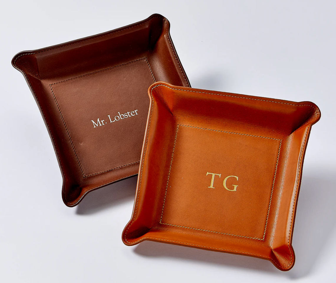 Leather Valet Tray
