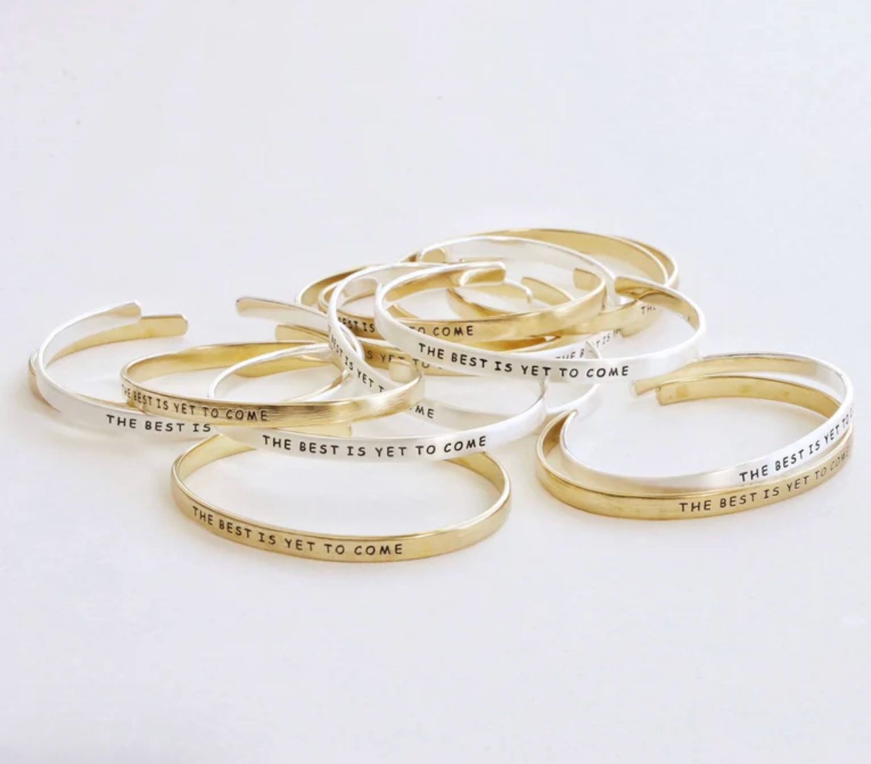 The Best is Yet to Come Cuff Bracelet