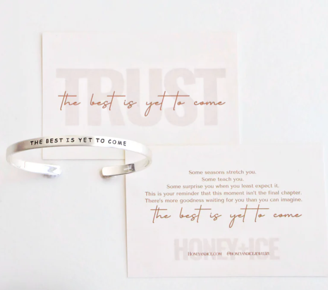 The Best is Yet to Come Cuff Bracelet