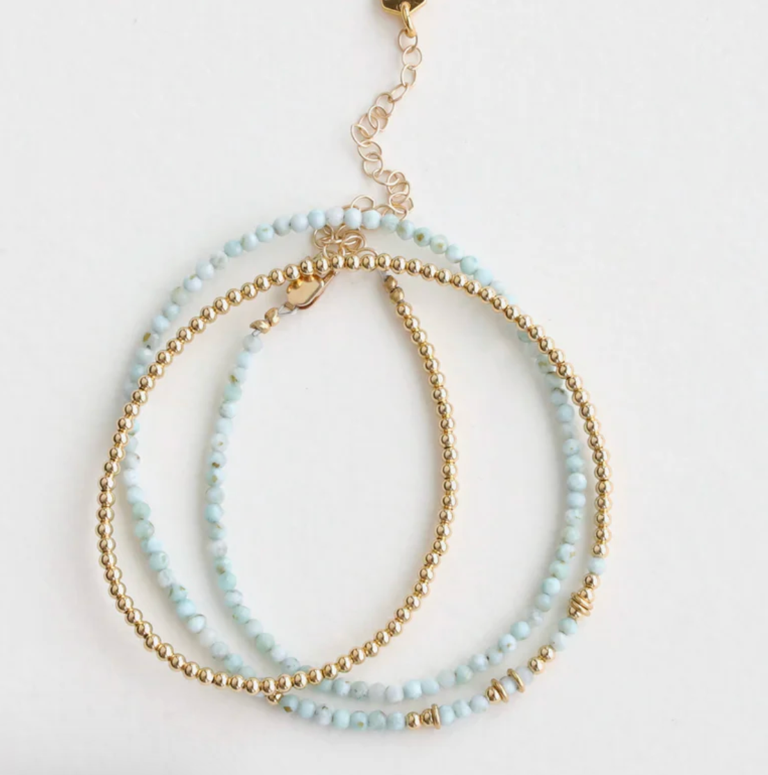 Larimar 2-in-1 Necklace/Bracelet Wrap