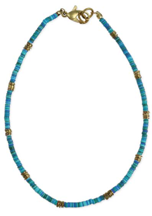 Sequin Heishi Festival Anklet