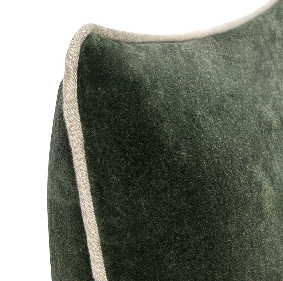 Forest Green Heirloom Velvet Pillow