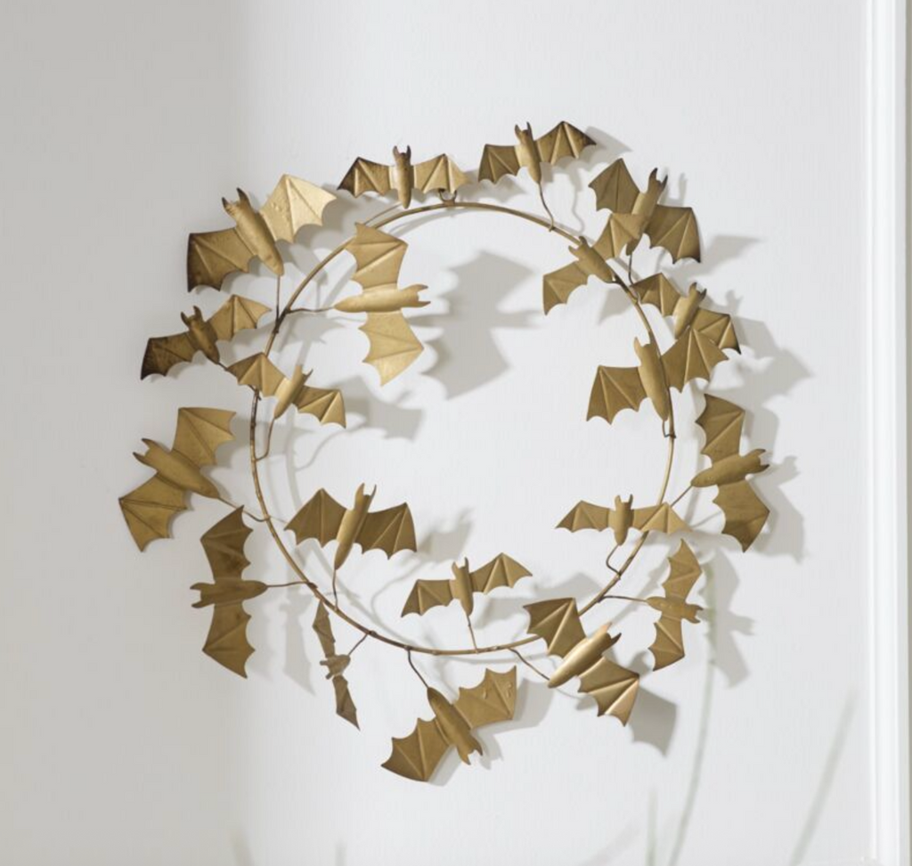Winged Bat Wreath