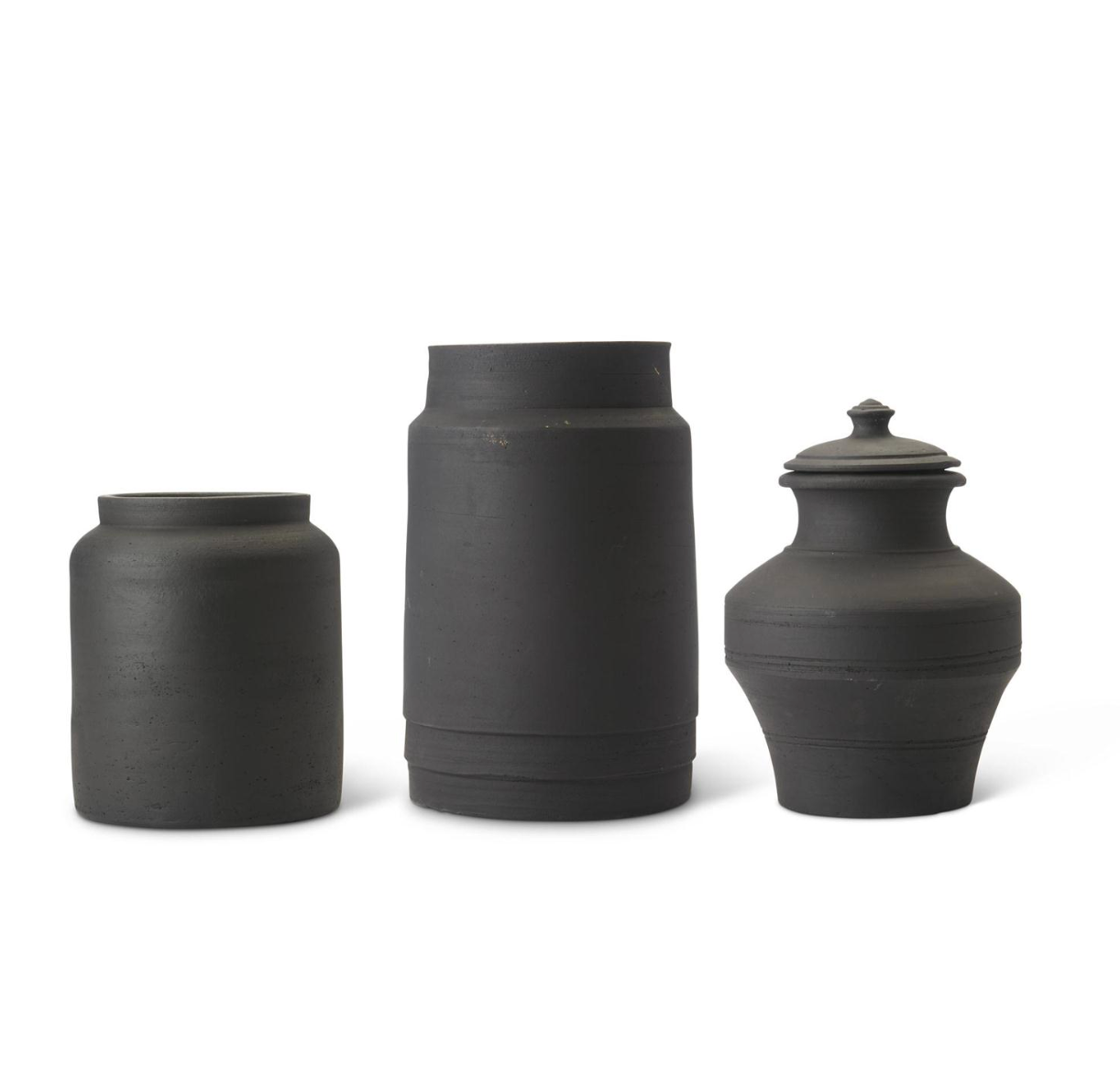 Black Terracotta Pot