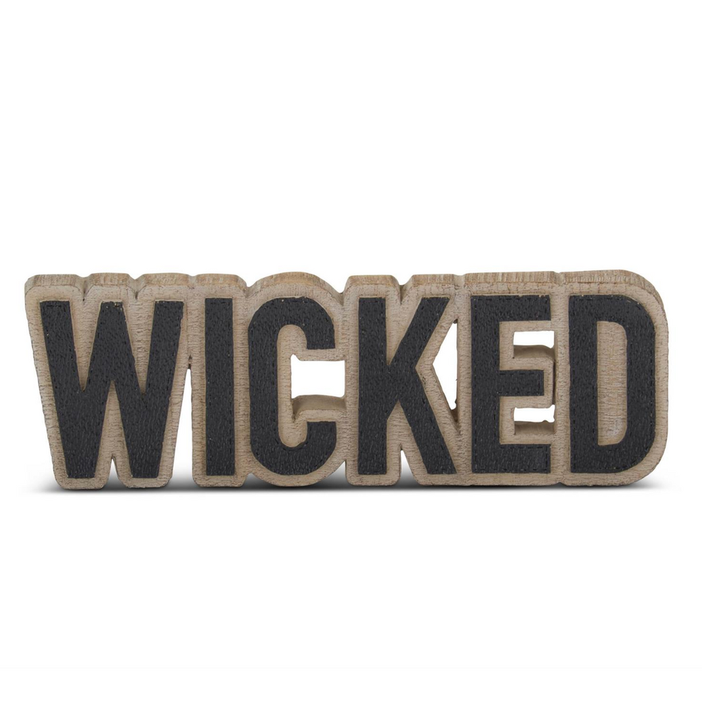 WICKED Cutout Tabletop Sign