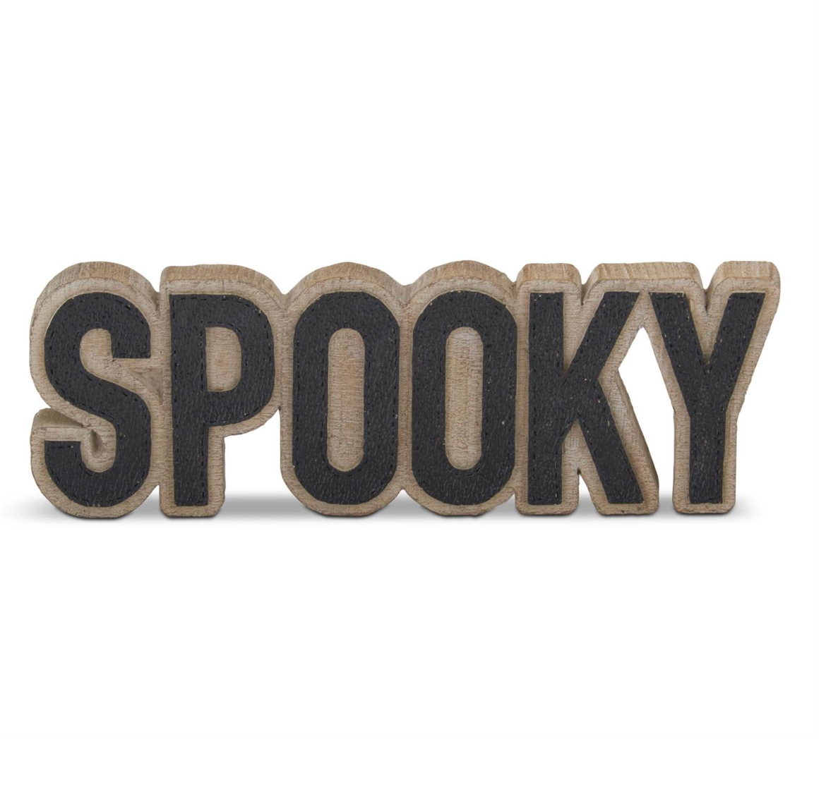 SPOOKY Cutout Tabletop Sign