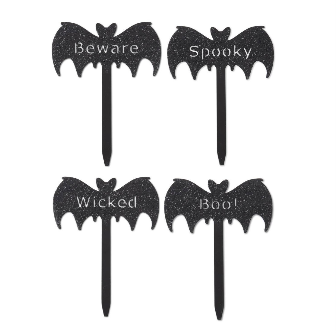 Glittered Bat Picks