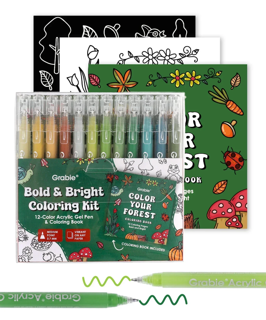 Bold & Bright Coloring Kit