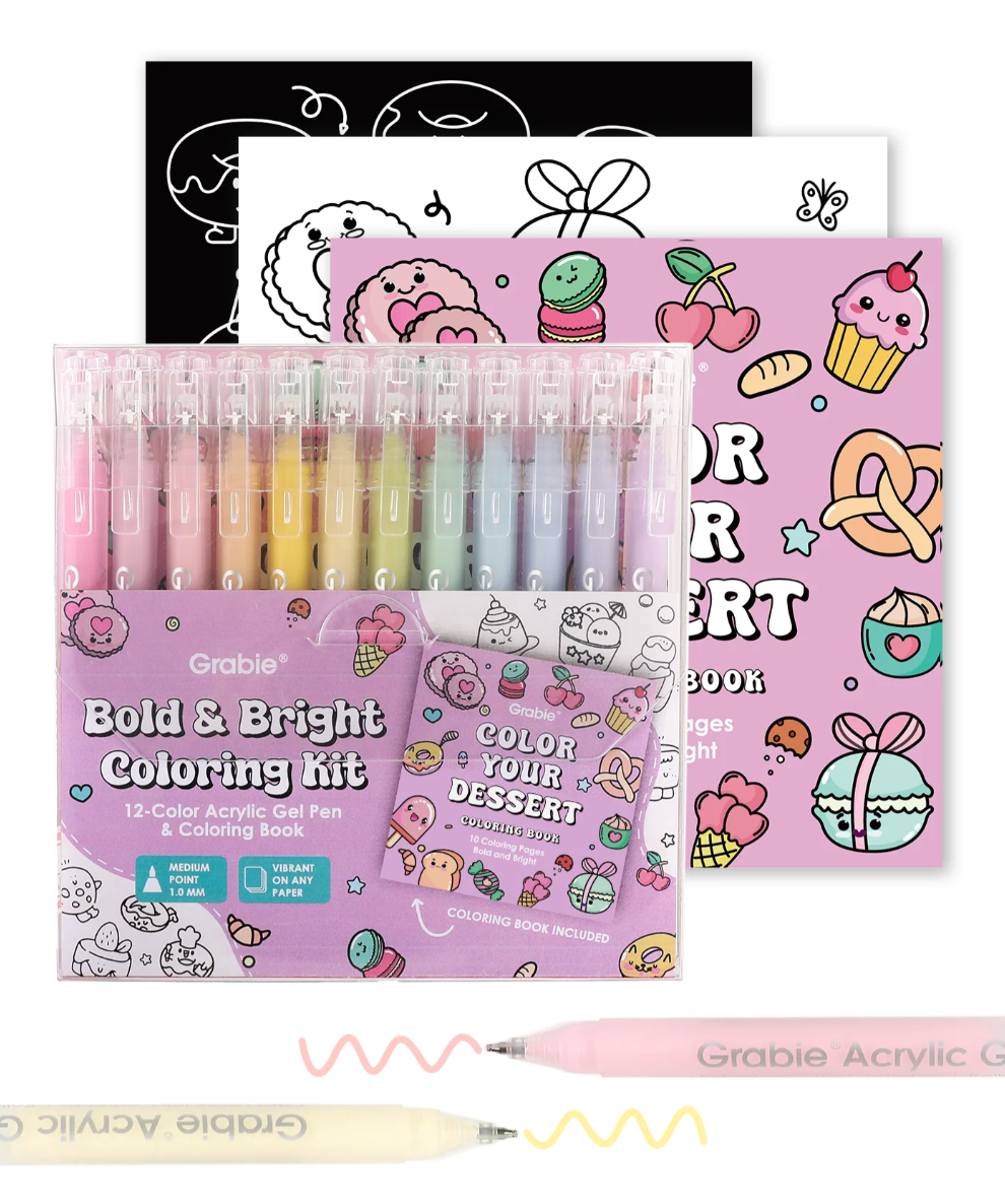 Bold & Bright Coloring Kit