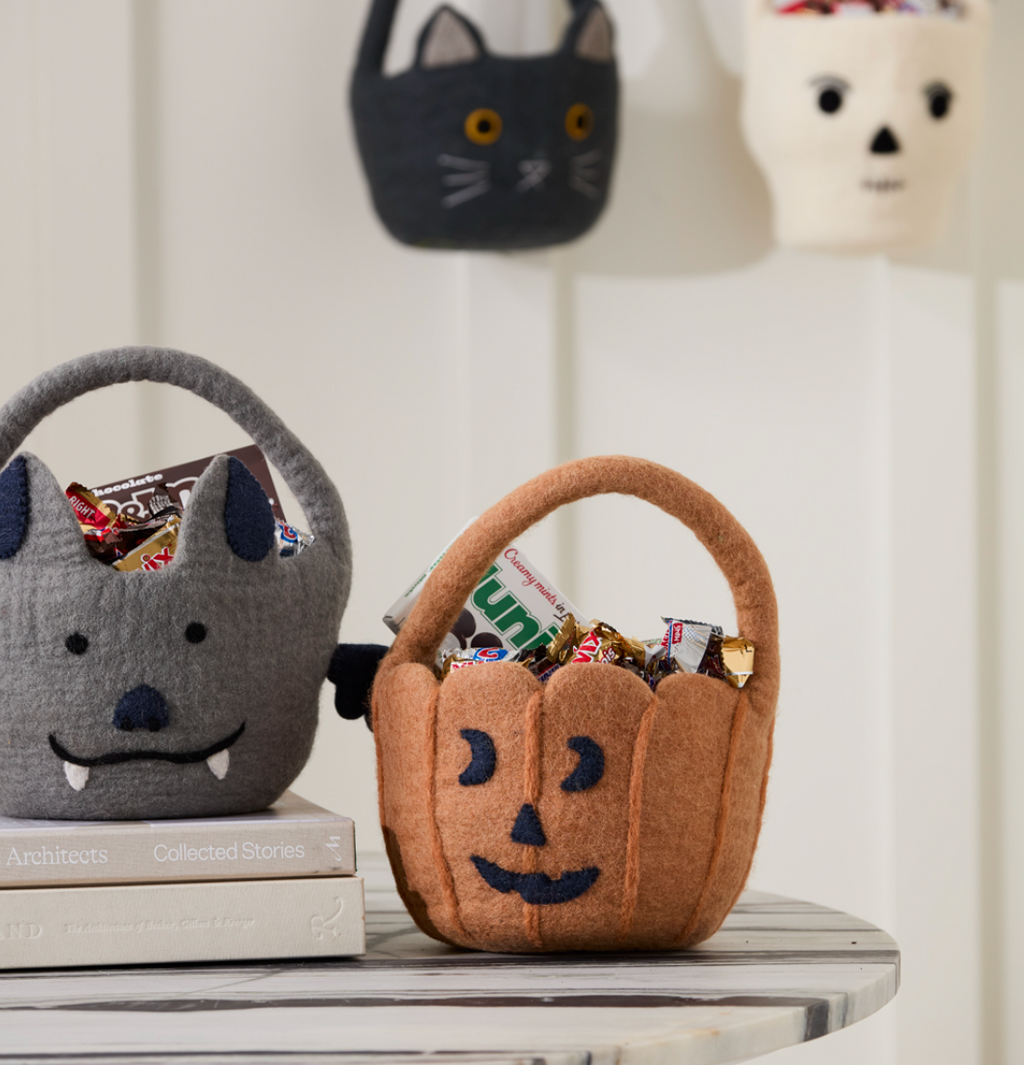 Pumpkin Tricks and Treats Basket