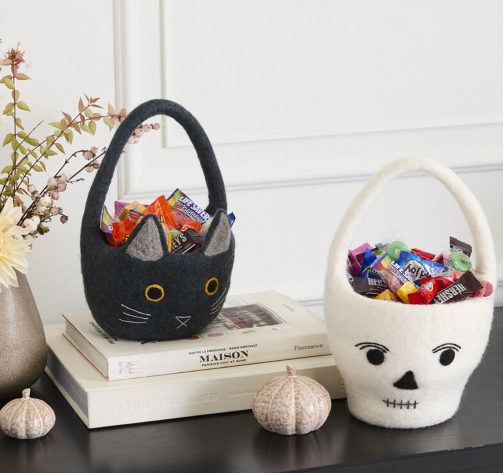 Pumpkin Tricks and Treats Basket