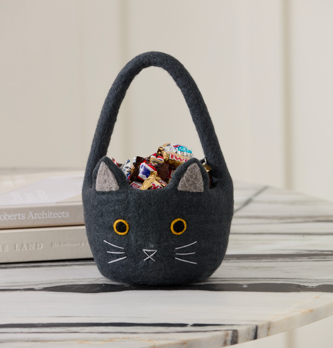 Cat Tricks and Treats Basket