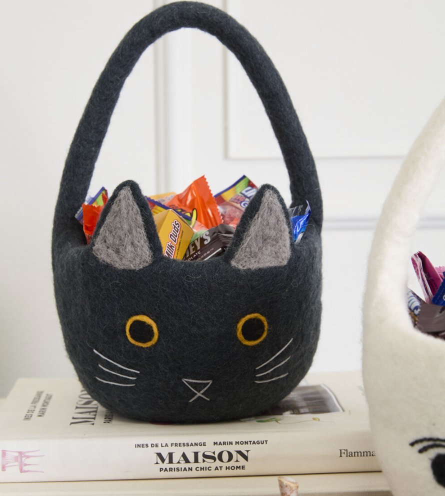 Cat Tricks and Treats Basket