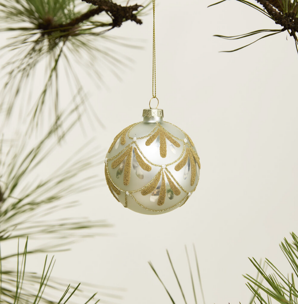 Gold Petal Ornament