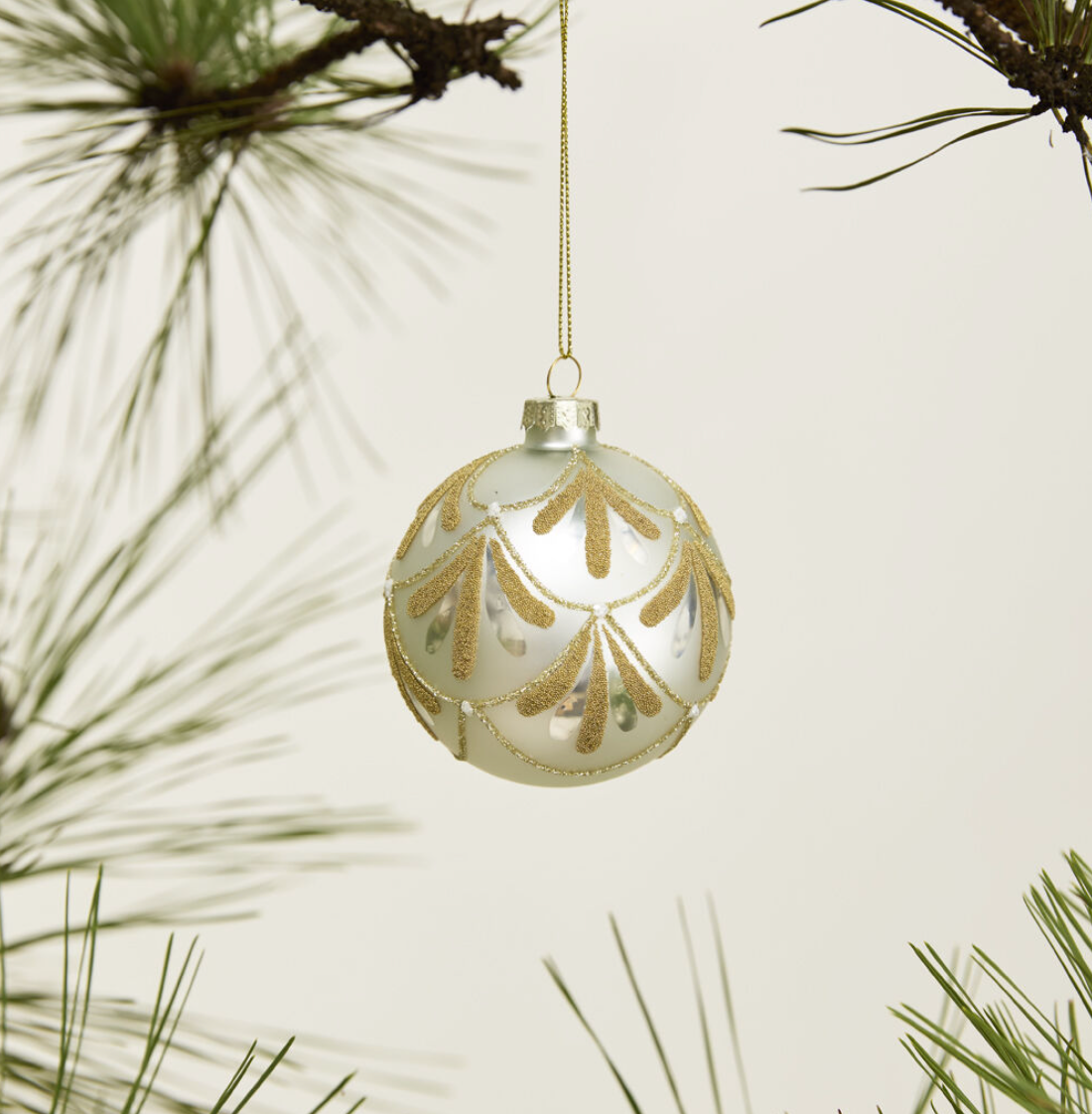 Gold Petal Ornament