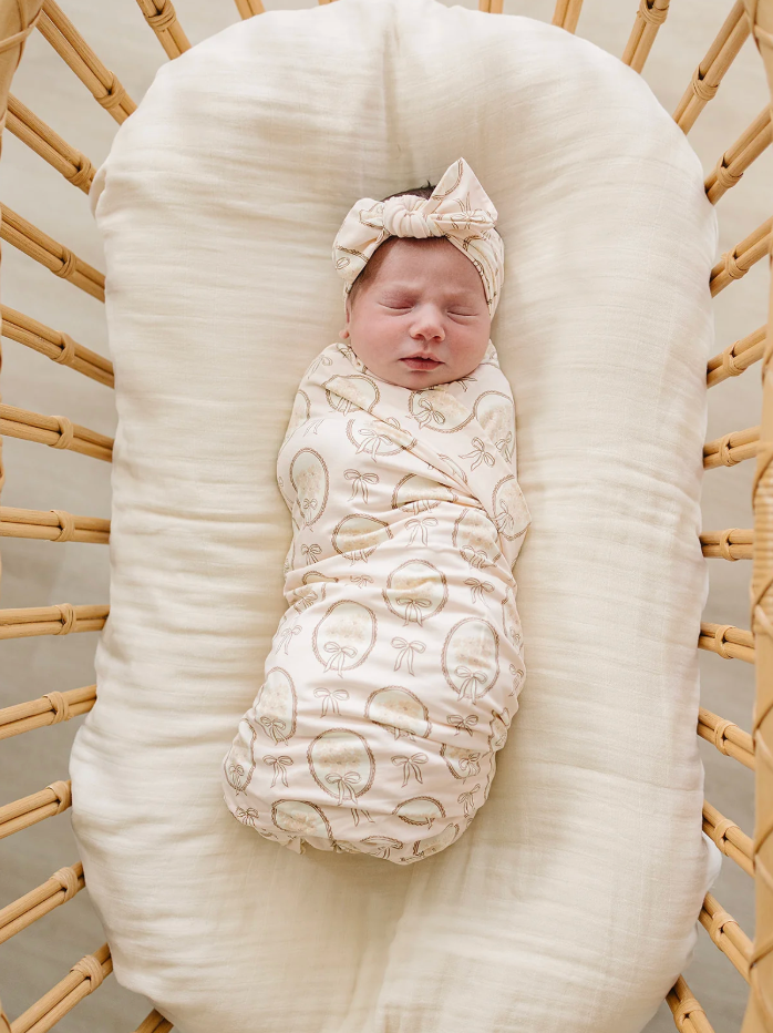 Vintage Bouquet Bamboo Stretch Swaddle