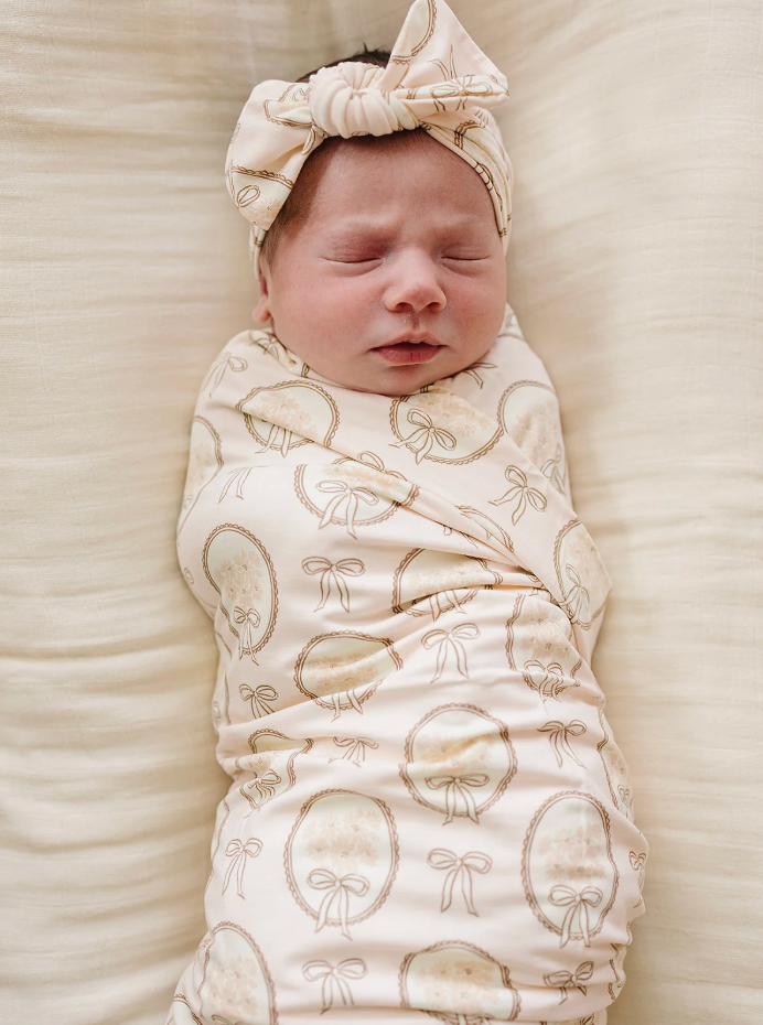 Vintage Bouquet Bamboo Stretch Swaddle