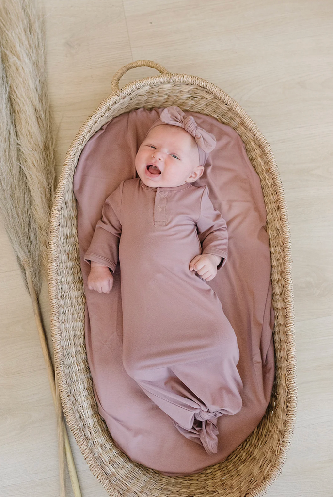 Dusty Rose Bamboo Knot Gown