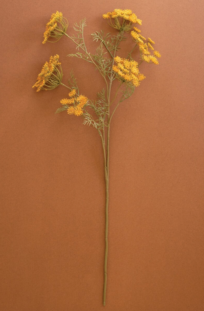 Artificial Yellow Lace Flower