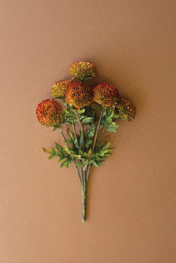 Auburn Bundle of Seven Artificial Dalhias