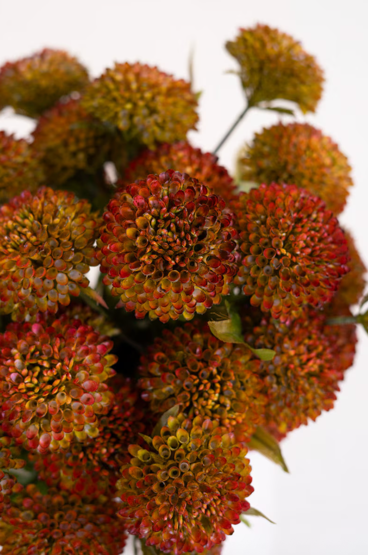 Auburn Bundle of Seven Artificial Dalhias