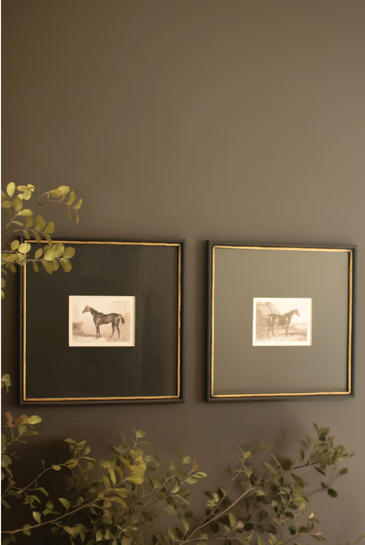 Framed Horse Print