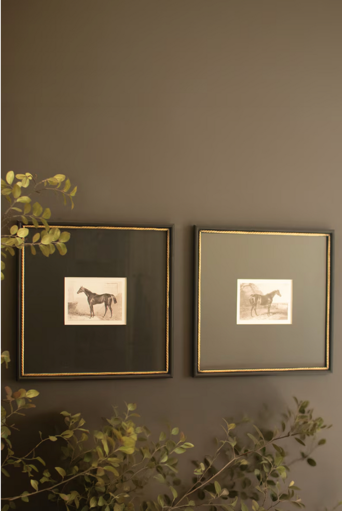 Framed Horse Print
