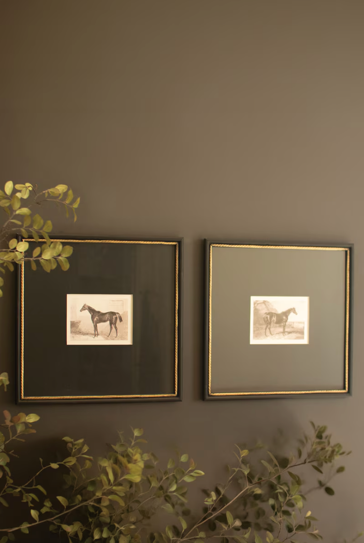Framed Horse Print