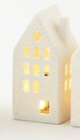 Lighted Silhouette House