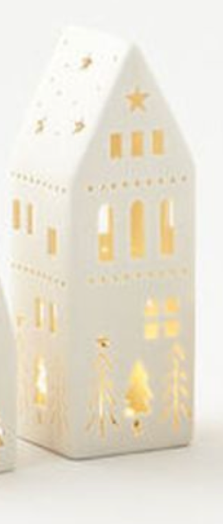 Lighted Silhouette House
