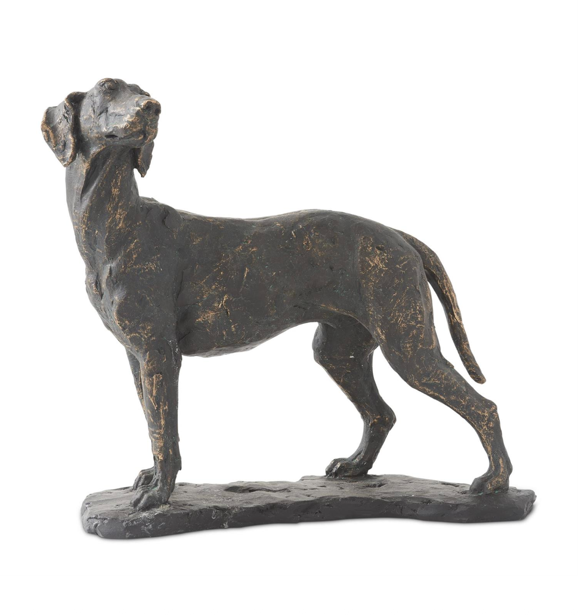 Standing Dog on Black Base