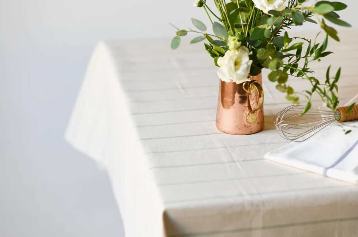 Simple English Stripe Tablecloth
