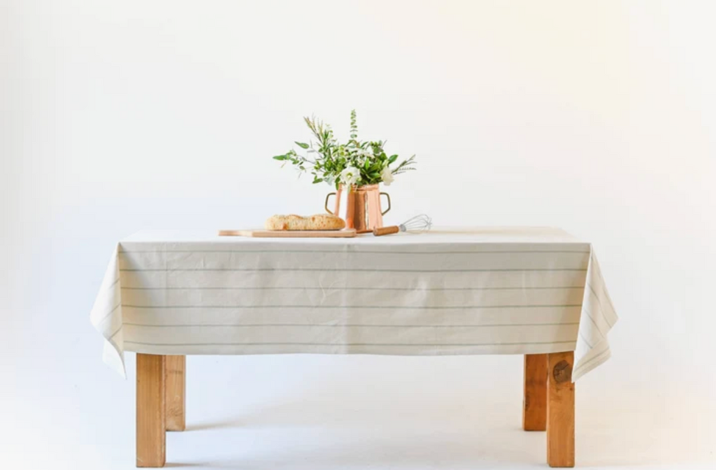 Simple English Stripe Tablecloth