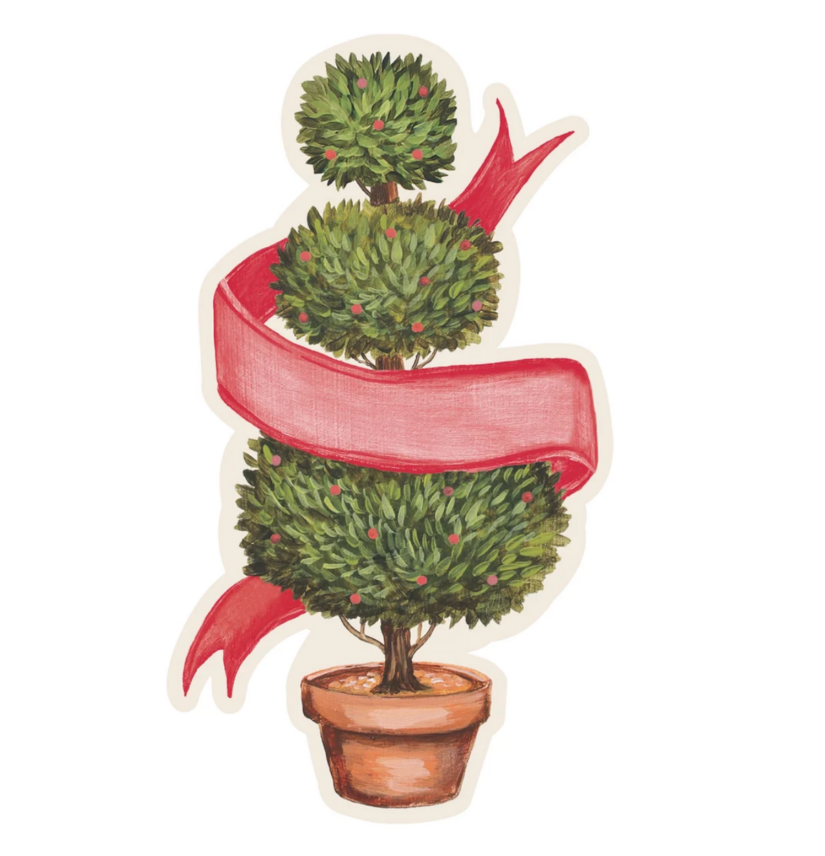 Holiday Topiary Table Accent