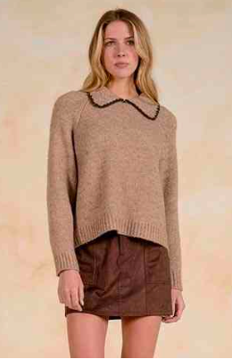 Contrast Stitch Sweater