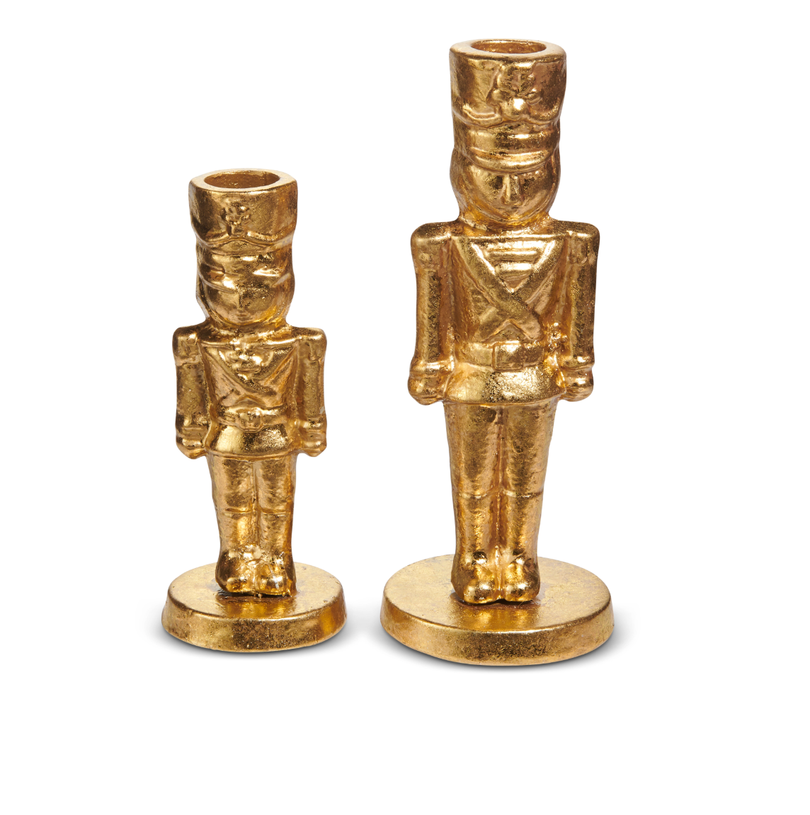 Gold Nutcracker Candlestick