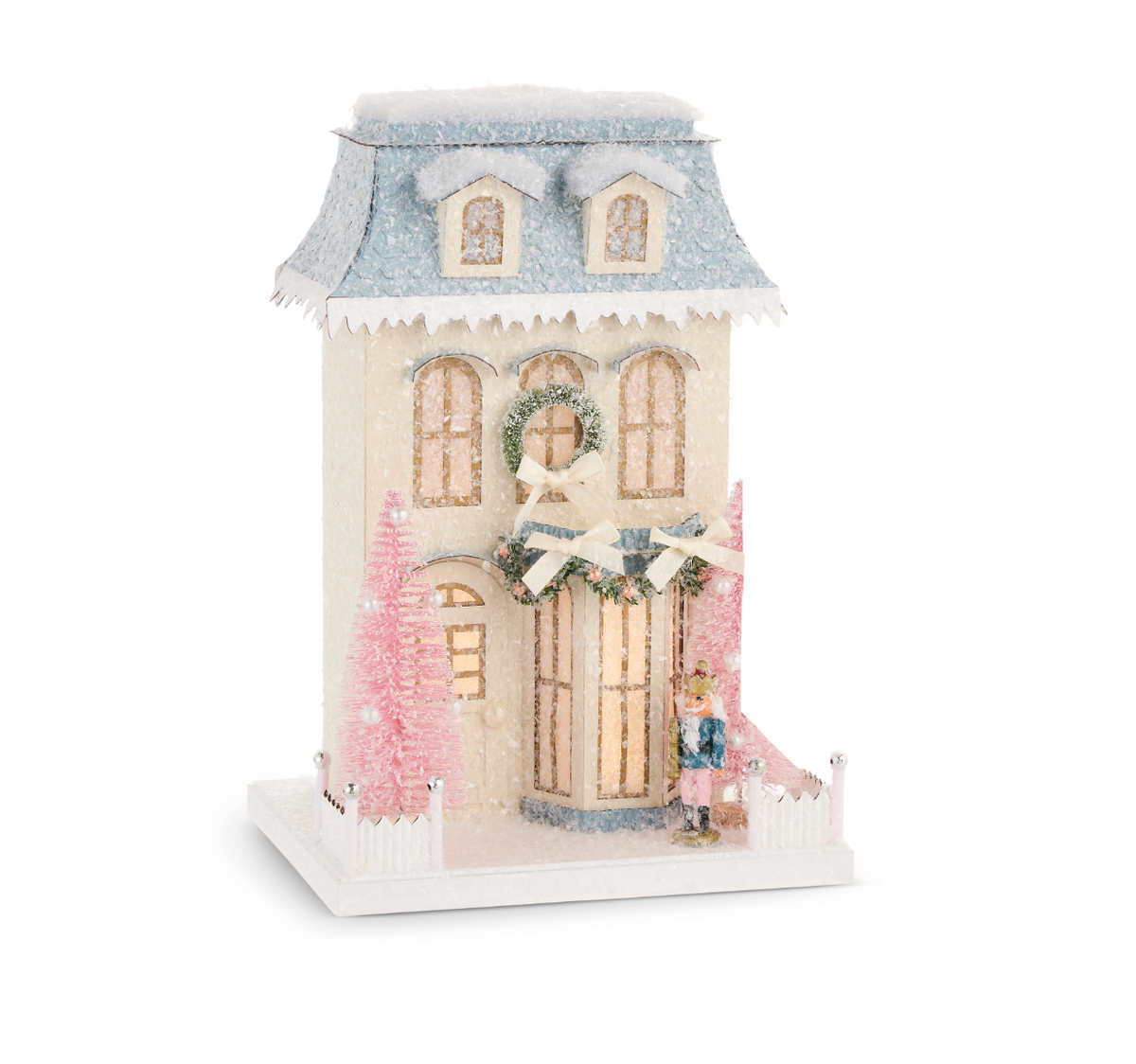 Lighted Paper Nutcracker House