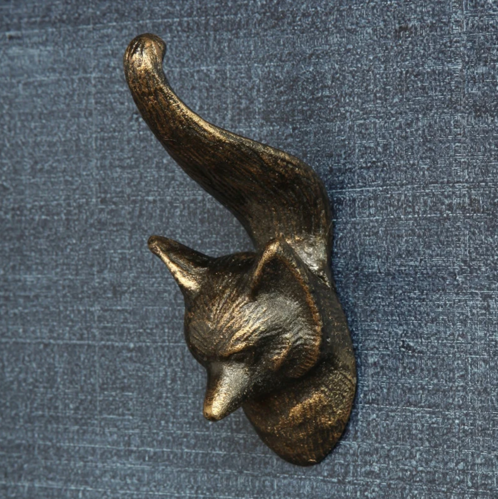 Cast Iron Fox Wall Hook