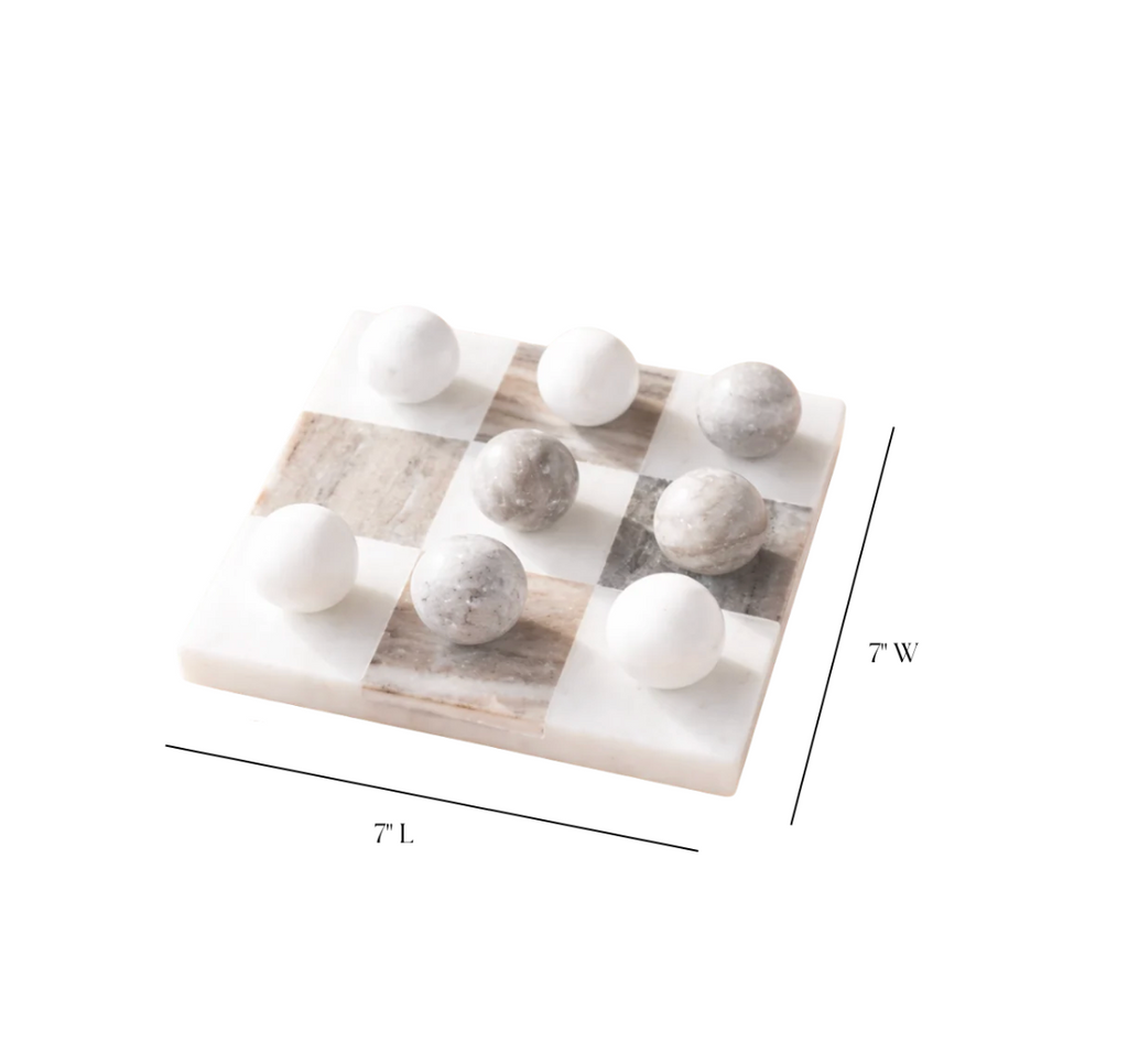 Marble Tic Tac Toe Game